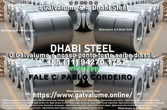 Falou aço, falou Dhabi Steel !