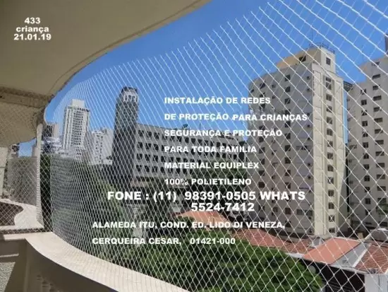Redes de Proteção no Jardim Paulista, 11 5524-7412